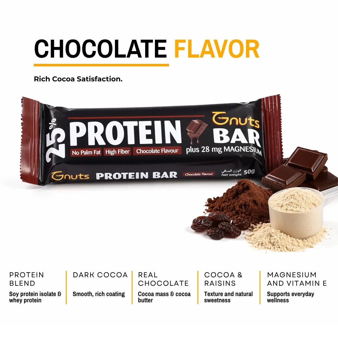 G-NUTS PROTEIN BAR - CHOCOLATE FLAVOR