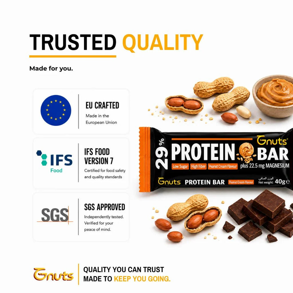 G-NUTS PROTEIN BAR - PEANUT CREAM FLAVOR
