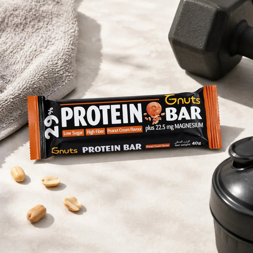 G-NUTS PROTEIN BAR - PEANUT CREAM FLAVOR (BOX OF 12)