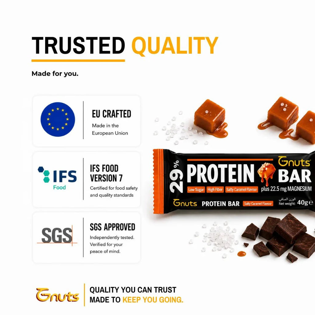 G-NUTS PROTEIN BAR - SALTY CARAMEL FLAVOR