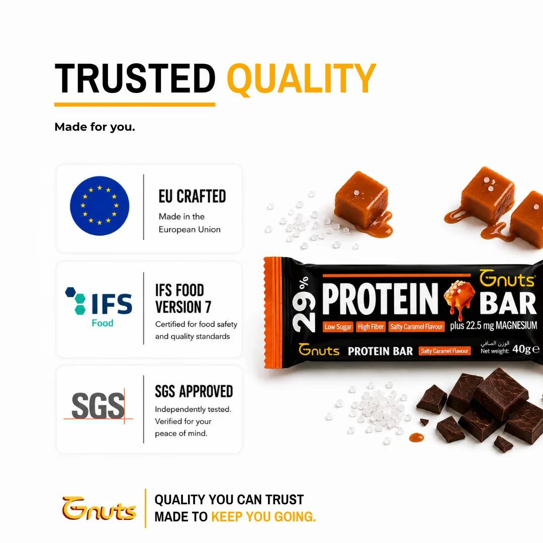 G-NUTS PROTEIN BAR - SALTY CARAMEL FLAVOR