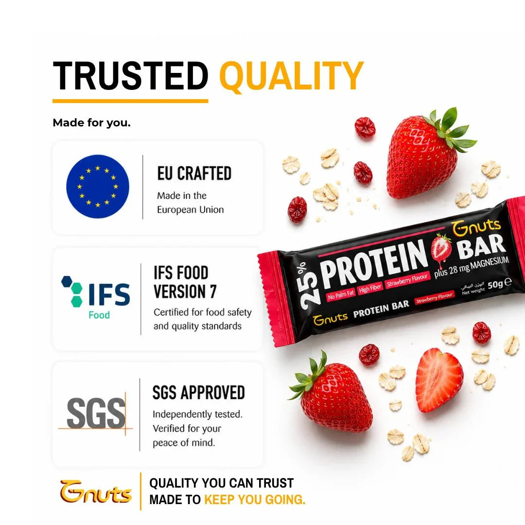 G-NUTS PROTEIN BAR - STRAWBERRY FLAVOR