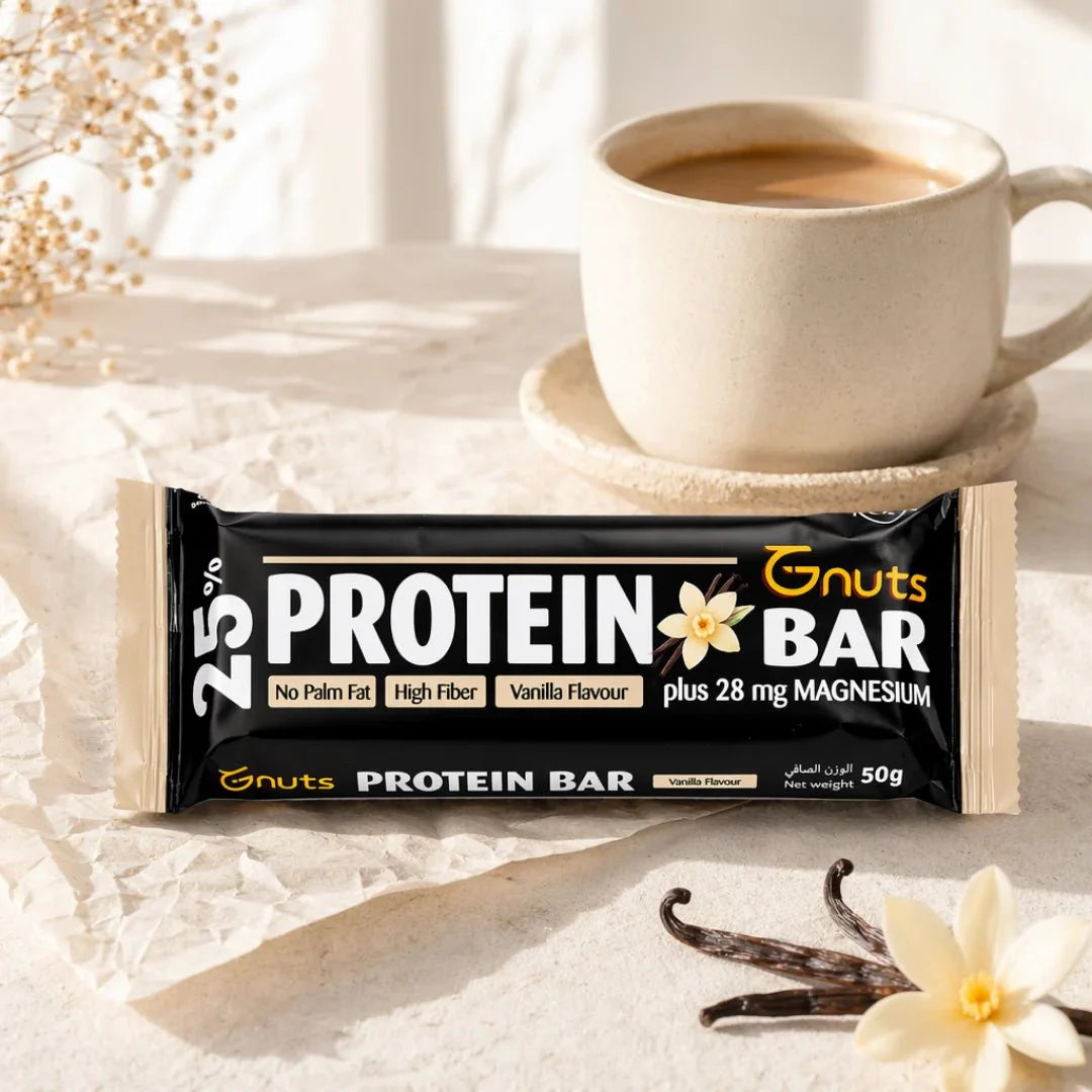 G-NUTS PROTEIN BAR - VANILLA FLAVOR (BOX OF 12)